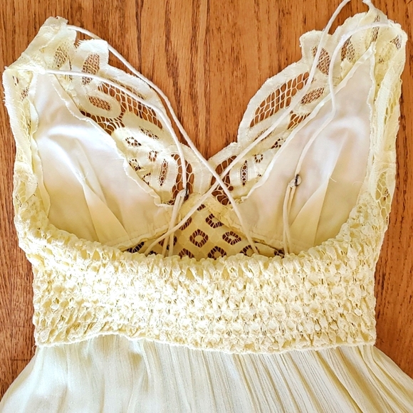 Free People Adella Slip dress Yellow sundress - Picture 8 of 14